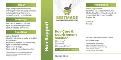 Hair Support (Bm   Hair Support (label) Jpg)